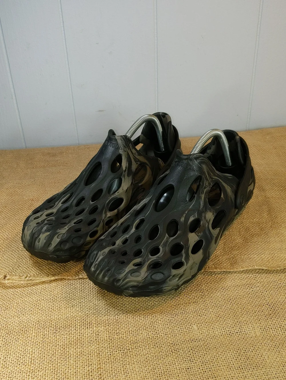 Merrell Hydro Moc Men's Sz 9M/10.5W, Black/Grey, Excellent Condition, No Box